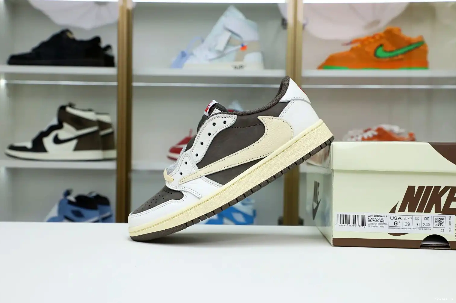 X TRAVIS 1 AIR LOW MOCHA SCOTT Kimikick JORDAN OG REVERSE 0822